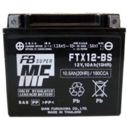 Batería Furukawa FTX12-BS Sin Mantenimiento