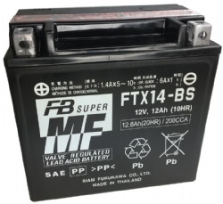 Batería Furukawa FTX14-BS Sin Mantenimiento