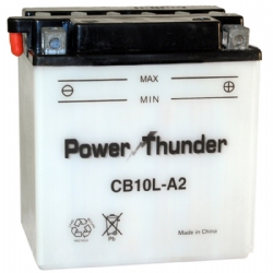 Batería Power Thunder CB10L-A2 Convencional