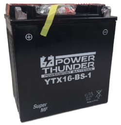 Batería Power Thunder CTX16-BS-1 Sin Mantenimiento
