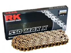 Cadena Rk 530MAX-X 108 eslabones oro