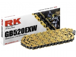 Cadena Rk GB520EXW 114 eslabones oro
