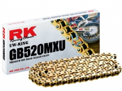 Cadena Rk GB520MXU 120 eslabones oro