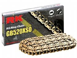 Cadena Rk GB520XSO 120 eslabones oro