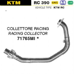 Colectores escape racing Arrow 71765MI KTM RC 390 2022-2023