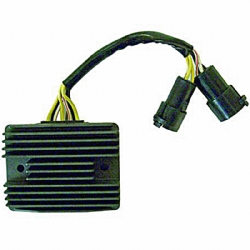 Regulador corriente moto Sun 04175418 Sun SH689-12-12V-Trifase-CC-8 Cables-2 Conectores redondos