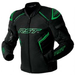Chaqueta textil RST S1 D3O Negro / Gris / Flo Verde