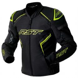 Chaqueta textil RST S1 D3O Negro / Gris / Amarillo Fluor