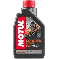 Aceite Motul Scooter Power 4T 5W40 MA 1 Litro