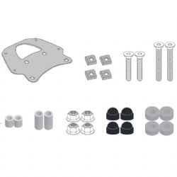 Adaptador posterior Givi SR5619 Piaggio MP3 HPE 400 / 400 Sport  / 530 Exclusive 2022