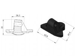 Adaptador retrovisor Puig 3552N Yamaha YZF-R1 2015-2020