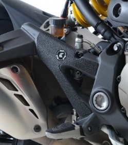 Adhesivo Protector Contra Marcas De Bota Rg Racing Ezbg204bl Negro Ducati Monster 1200 2014 2016