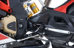 Adhesivo Protector Contra Marcas De Bota Rg Racing Ezbg600bl Negro MV Agusta F4 1000 2014 2018