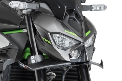 Aleron frontal Puig 22446J Kawasaki Z900 2025 Negro Mate