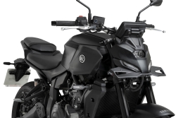 Alerones Downforce Naked Puig 22417J Yamaha MT-07 2025 Negro mate