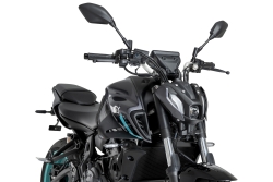 Alerones Puig D12 22459J Yamaha MT-07 2021-2024 Negro Mate