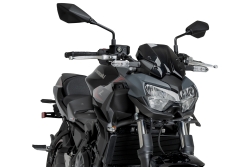 Alerones Puig D12 22472J Kawasaki Z650 2020-2025 Negro Mate