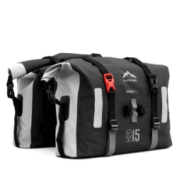 Alforjas laterales X-Plor VE515 herméticas 15 Litros