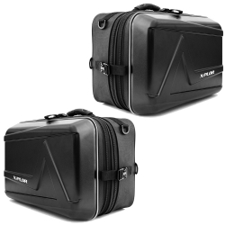 Alforjas laterales X-Plor VE900 Negro Mate semi-rígidas 25 Litros