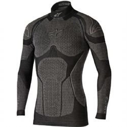 Camiseta térmica Alpinestars Ride Tech Top Long Sleeve Winter Negro / Gris