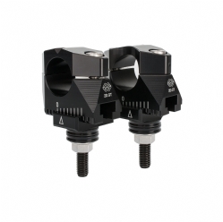 Alzas de manillar ajustables Gilles Tooling 2DGT-02-01-B negro