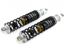 Amortiguadores traseros Ohlins HD 022 S36E Harley Davidson FLH/FLT 1990-18 muelles negros