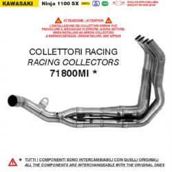 Colectores escape Arrow 71800MI Kawasaki NINJA 1100 SX 2025 Racing