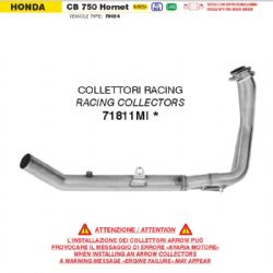 Colectores escape racing Arrow 71811MI Honda CB 750 Hornet 2025