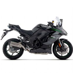 Silencioso escape Arrow 71987PK Kawasaki NINJA 1100 SX 2025 Indy Race EVO Titanio fondo carbono