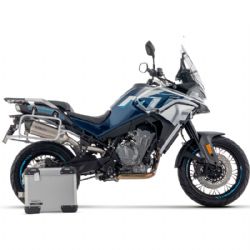 Silencioso escape Arrow 71991PK CF Moto 800 MT 2025 Race-Tech Titanio fondo carbono