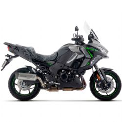 Silencioso escape Arrow 71993PK Kawasaki VERSYS 1100 2025 Indy Race EVO titanio fondo carbono