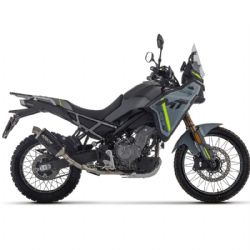 Silencioso escape Arrow 72659AON Indy Race EVO CF Moto 450 MT 2025 aluminio Dark fondo acero