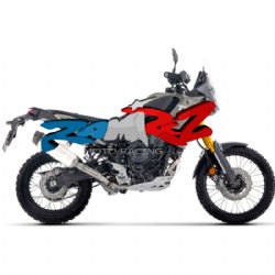 Silencioso escape Arrow 72660AK Indy Race EVO Yamaha Tenere 700 2025 Aluminio fondo carbono