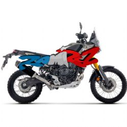 Silencioso escape Arrow 72660AKN Indy Race EVO Yamaha Tenere 700 2025 Aluminio Dark fondo carbono