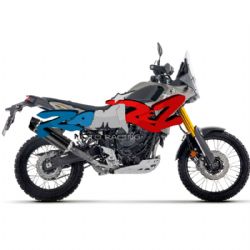 Silencioso escape Arrow 72661AKN Indy Race Yamaha Tenere 700 2025 Aluminio Dark fondo en carbono