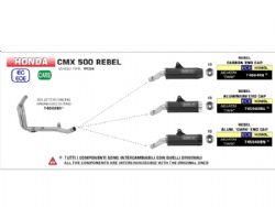 Arrow 74504RB CMX 500 Rebel - foto 3 Arrow 74504RB CMX 500 Rebel - foto 3
