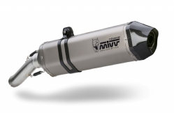 B.004.lgs Mivv Silencioso Escape Speed Edge Titan Con Tapa Carbono Bmw R 1200 Gs / Adventure 2008-09