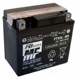 Batería Furukawa FTX5L-BS Sin Mantenimiento