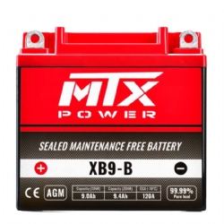 Batería MTX Power XB9-B MF AGM - foto 3 Batería MTX Power XB9-B MF AGM - foto 3