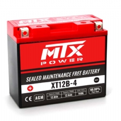 Batería MTX Power XT12B-4 MF AGM