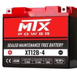 Batería MTX Power XT12B-4 MF AGM - foto 3 Batería MTX Power XT12B-4 MF AGM - foto 3