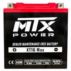 Batería MTX Power XT16 Max MF AGM