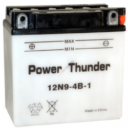 Batería Power Thunder 12N9-4B-1 Convencional