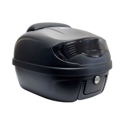 Baúl S-Line KS29N 29 Litros Negro Mate con parilla, anclajes y respaldo