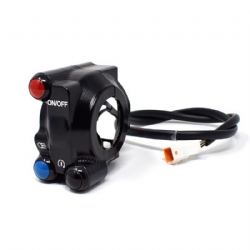 Botonera para puño de gas integrado Jetprime JPACC006 Ducati Panigale 955 V2 2020 2024 Negro