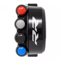 Botonera para puño de gas integrado Jetprime JPACC008RRL BMW S 1000 RR 2015 2020 Negro Racing