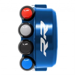 Botonera para puño de gas integrado Jetprime JPACC008RRLB BMW S 1000 RR 2015 2020 Azul Racing