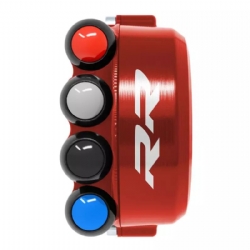 Botonera para puño de gas integrado Jetprime JPACC008RRLR BMW S 1000 RR 2015 2020 Rojo Racing