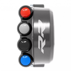 Botonera para puño de gas integrado Jetprime JPACC008RRLT BMW S 1000 RR 2015 2020 Titanio Racing