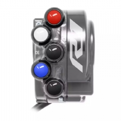 Botonera para puño de gas integrado Jetprime JPACC033T Yamaha YZF R1 2020-2025 Titanio